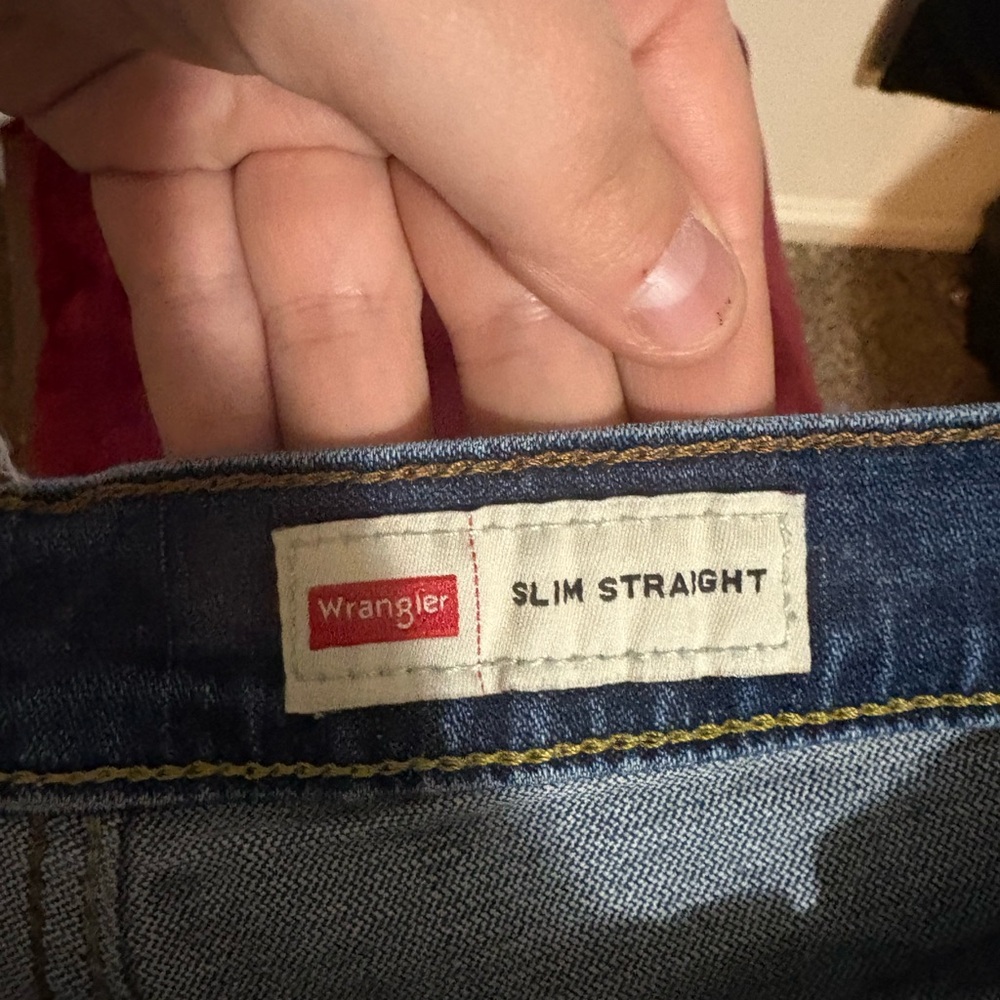Wrangler Blue Straight Leg Jeans